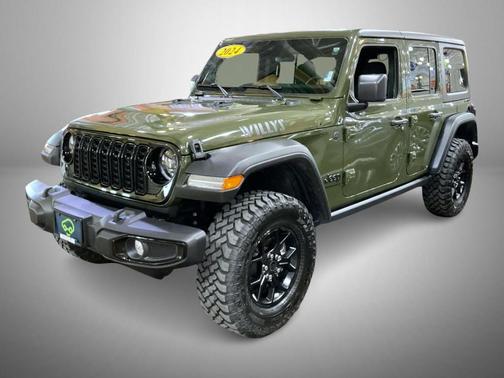 Sarge Green Clearcoat 2024 Jeep Wrangler Sport