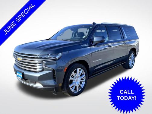 Shadow Gray Metallic 2021 Chevrolet Suburban High Country