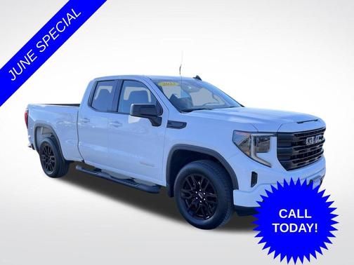Summit White 2023 GMC Sierra 1500 Elevation