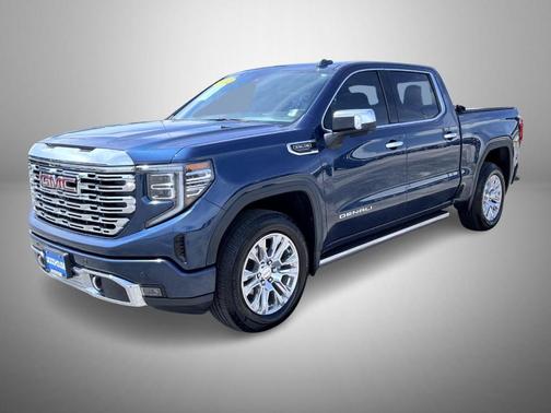 Pacific Blue Metallic 2022 GMC Sierra 1500 Denali