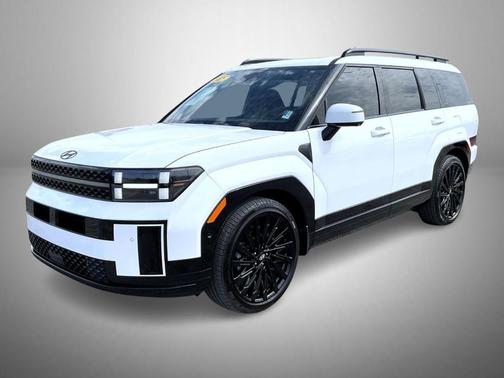 White 2025 Hyundai SANTA FE Calligraphy