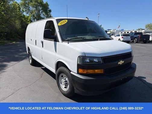 White 2024 Chevrolet Express 2500 Work Van