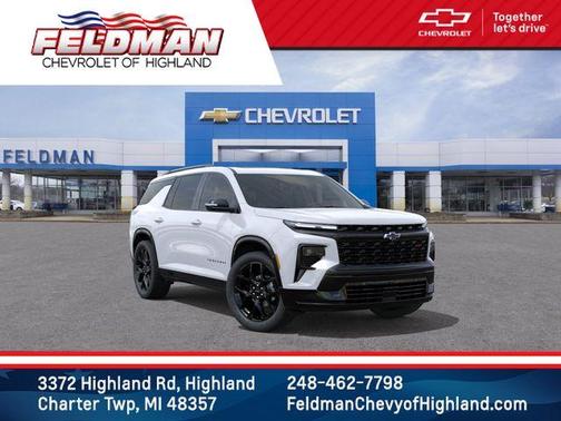 Polar White 2026 Chevrolet Traverse RS