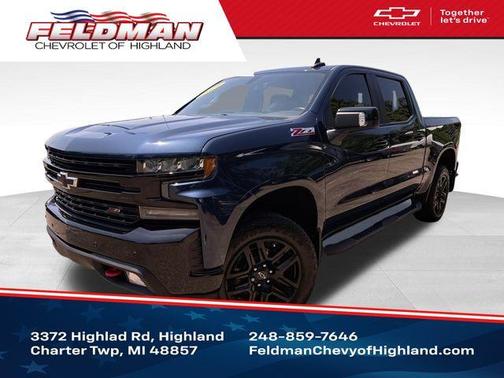 Northsky Blue Metallic 2021 Chevrolet Silverado 1500 LT Trail Boss