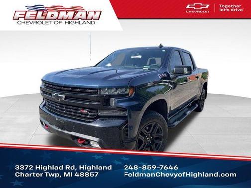 Northsky Blue Metallic 2021 Chevrolet Silverado 1500 LT Trail Boss