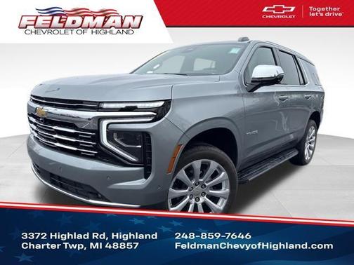 Sterling Gray Metallic 2025 Chevrolet Tahoe Premier