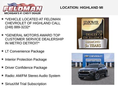 Mosaic Black Metallic 2026 Chevrolet Trax LT