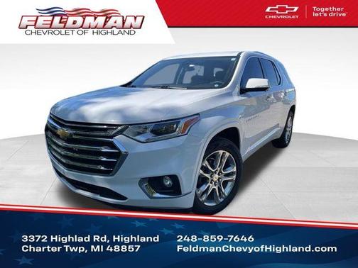 Summit White 2020 Chevrolet Traverse High Country