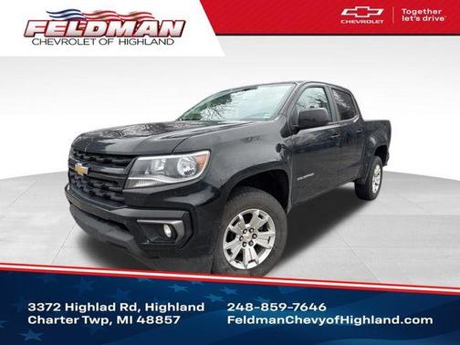 Black 2022 Chevrolet Colorado LT