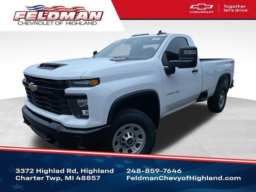 Summit White 2025 Chevrolet Silverado 2500 WT