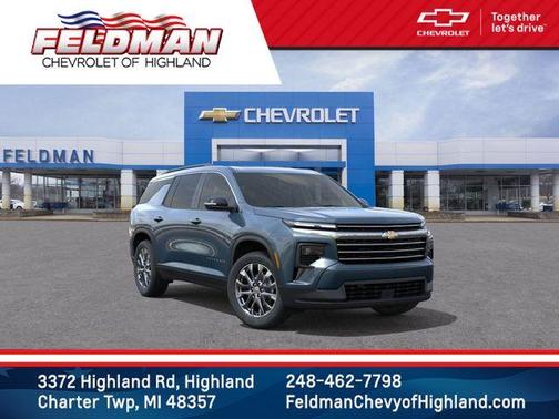 Lakeshore Blue Metallic 2026 Chevrolet Traverse LT