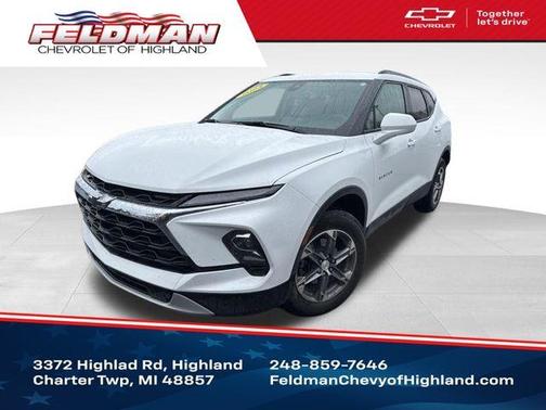 Summit White 2023 Chevrolet Blazer 2LT