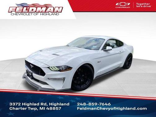 Oxford White 2019 Ford Mustang GT Premium