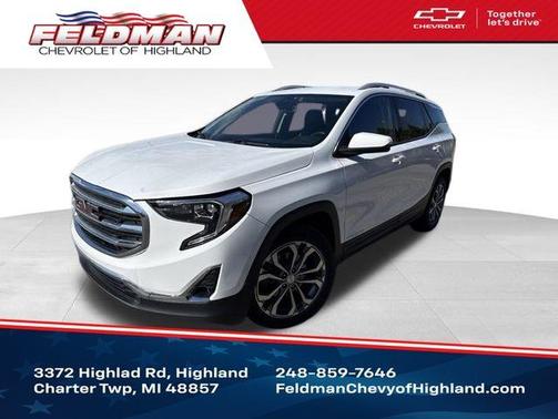 Summit White 2019 GMC Terrain SLT