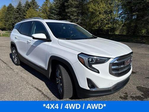 Summit White 2019 GMC Terrain SLT