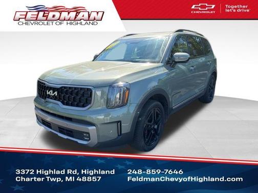 Green 2023 Kia Telluride SX X-Line