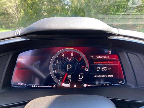 Black Granite Metallic 2024 Chevrolet Corvette Stingray w/3LT