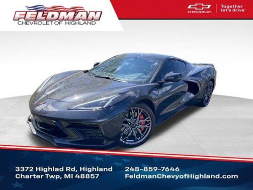 Black Granite Metallic 2024 Chevrolet Corvette Stingray w/3LT