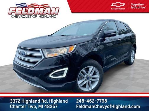 Shadow Black 2018 Ford Edge SEL