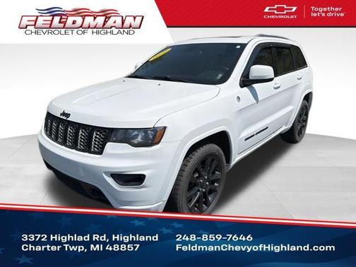 Bright White Clearcoat 2020 Jeep Grand Cherokee Altitude