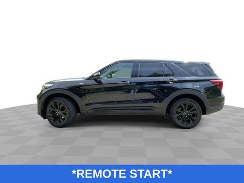 Agate Black Metallic 2022 Ford Explorer ST-Line