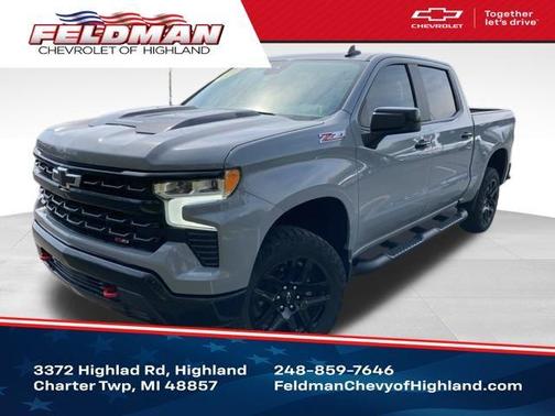 Slate Gray Metallic 2024 Chevrolet Silverado 1500 LT Trail Boss
