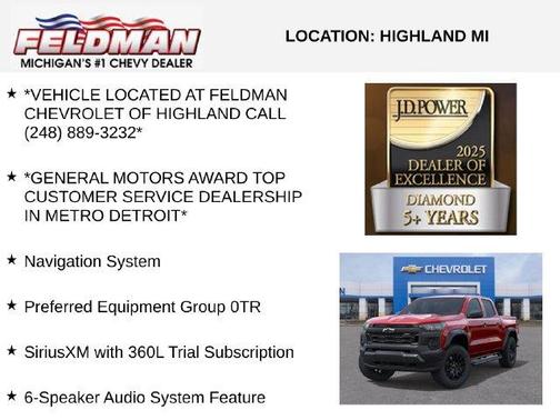 Radiant Red 2026 Chevrolet Colorado Trail Boss