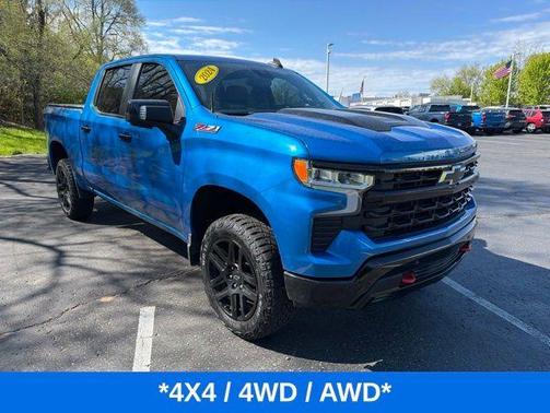 Glacier Blue Metallic 2024 Chevrolet Silverado 1500 LT Trail Boss