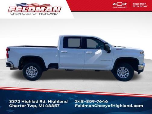 Summit White 2021 Chevrolet Silverado 2500 LT