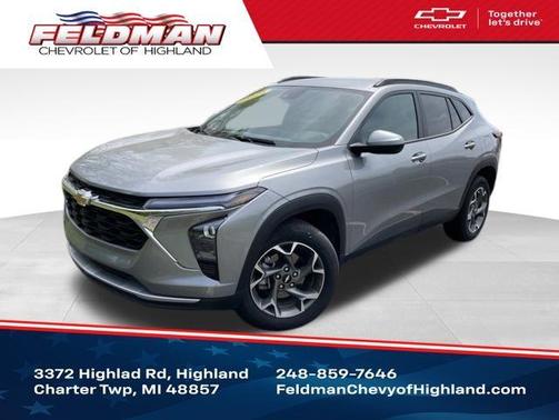 Sterling Gray Metallic 2024 Chevrolet Trax LT
