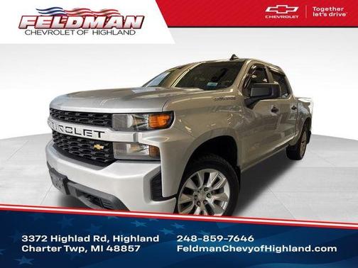 Silver Ice Metallic 2019 Chevrolet Silverado 1500 Custom