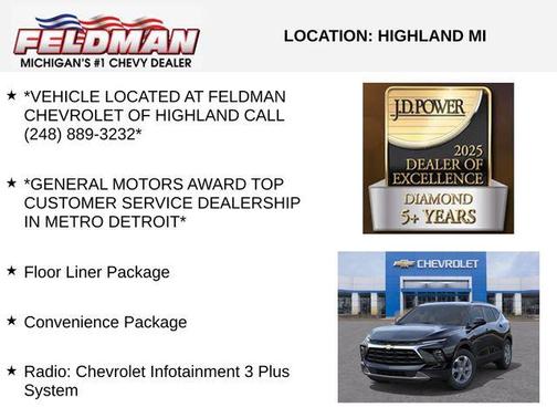 Black 2026 Chevrolet Blazer LT