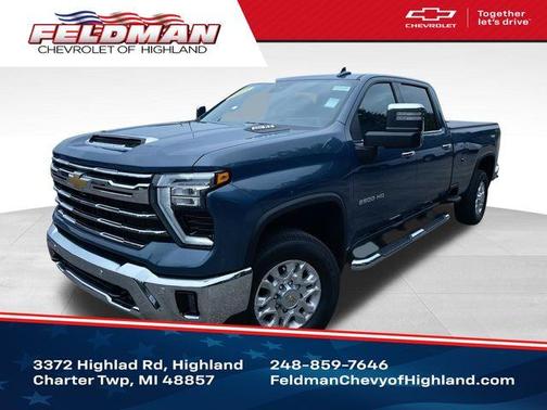 Lakeshore Blue Metallic 2025 Chevrolet Silverado 2500 LTZ