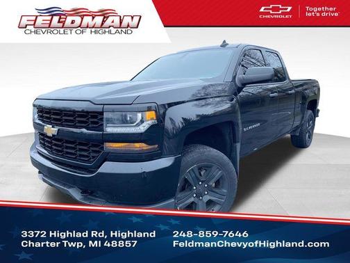 Black 2019 Chevrolet Silverado 1500 LD Custom