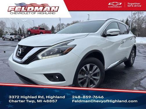 Pearl White 2018 Nissan Murano SV