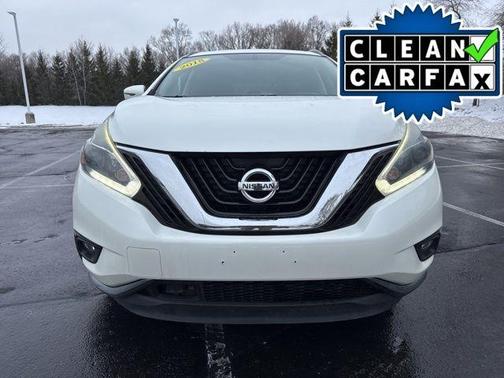 Pearl White 2018 Nissan Murano SV