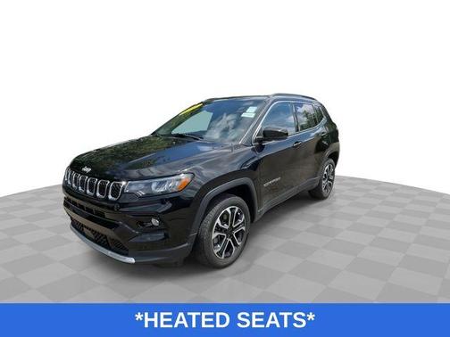 Diamond Black 2023 Jeep Compass Limited