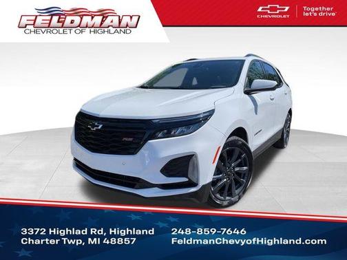 Summit White 2024 Chevrolet Equinox RS