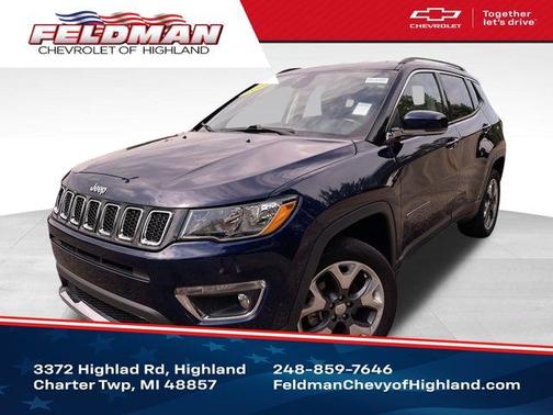 Jazz Blue Pearlcoat 2019 Jeep Compass Limited