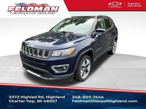 Jazz Blue Pearlcoat 2019 Jeep Compass Limited