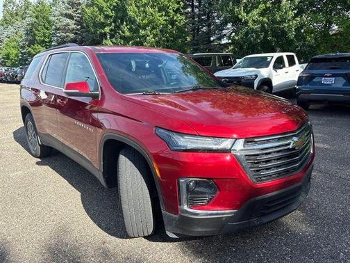 Radiant Red 2023 Chevrolet Traverse LT Cloth