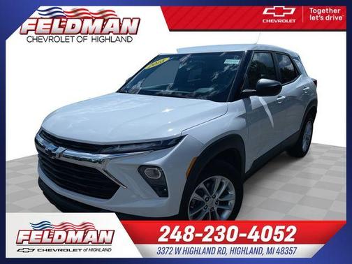 Summit White 2025 Chevrolet Trailblazer LS