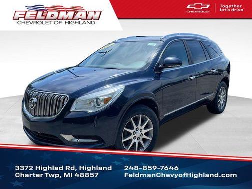 Dark Sapphire Blue Metallic 2017 Buick Enclave Leather