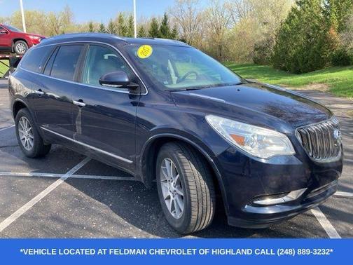 Dark Sapphire Blue Metallic 2017 Buick Enclave Leather