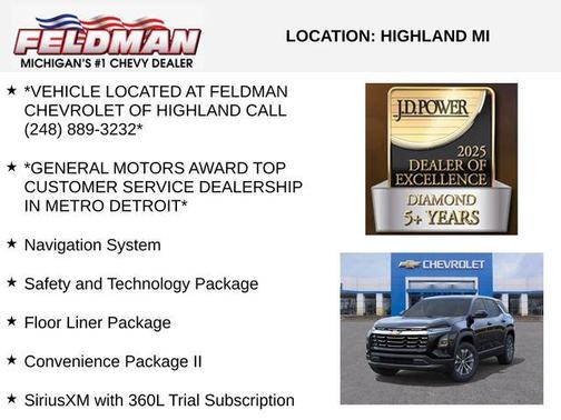 Mosaic Black Metallic 2026 Chevrolet Equinox LT