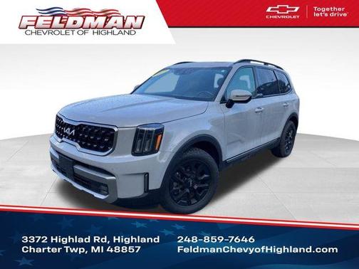 Gray 2023 Kia Telluride SX X-Pro