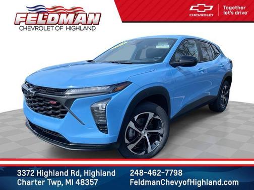 Fountain Blue 2024 Chevrolet Trax 1RS