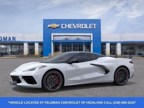 Arctic White 2026 Chevrolet Corvette Stingray w/2LT