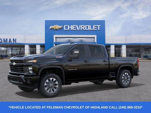 Black 2026 Chevrolet Silverado 2500 Custom