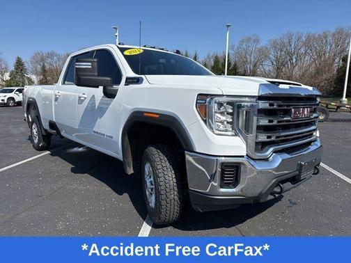 Summit White 2021 GMC Sierra 2500 SLE